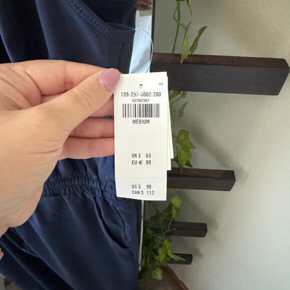 Abercrombie Navy Blue Tank Top Jumpsuit // Medium - Picture 2 of 4